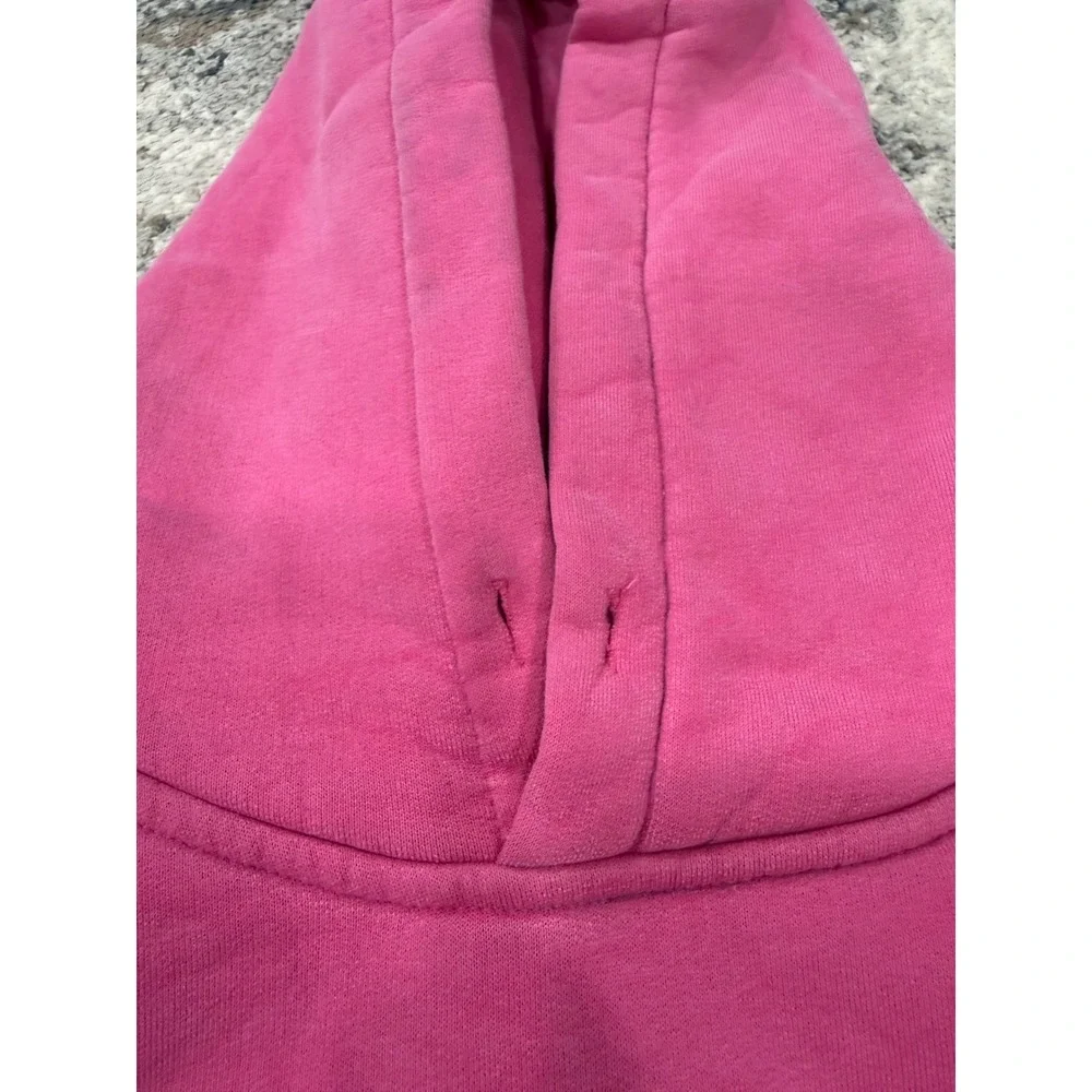 Dandy Worldwide Pink Lets Watch The Sunset Embroidered Hoodie Mens Size M